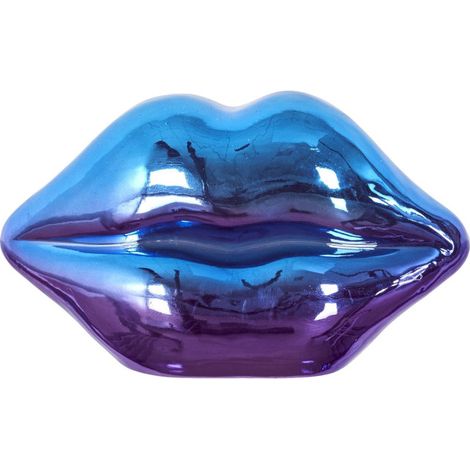 Décoration à Poser Bouche "Electroplate" 19cm Multicolore (1/5)