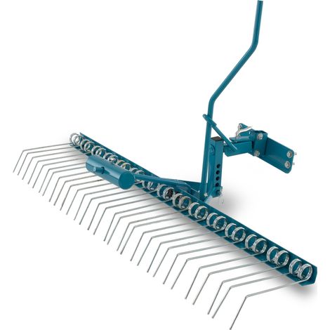 Bituxx Rasenstriegel Vertikutierer Rasenlüfter Entmooser Rasenkamm für Aufsitzmäher Rasentraktor ATV 120cm (1/5)