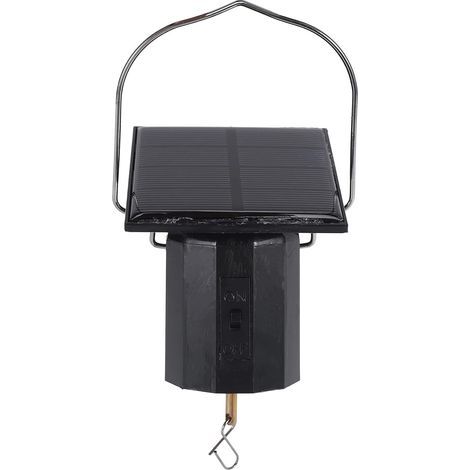 Lntyq Moteur de Spinner de Vent Moteur D'Affichage Suspendu Solaire Moteur Rotatif D'Énergie Solaire de Moteur de Spinner de Vent pour Carillons Éoliens