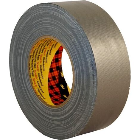 Cinta americana extrafuerte 389 plateada 25 mm x 50 m 3M 7000111468
