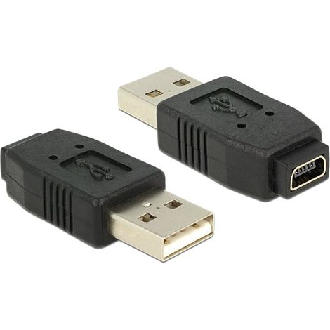 MANHATTAN Adattatore USB A Maschio a Mini B Femmina (1/3)