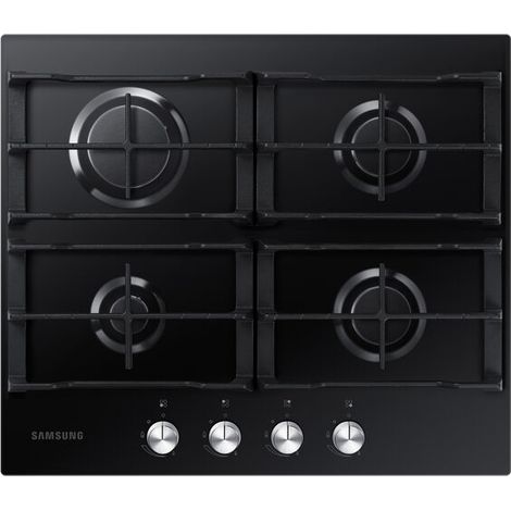 Piano Cottura Samsung NA64H3010AK da Incasso a Gas 4 Fornelli Vetro Nero (1/10)
