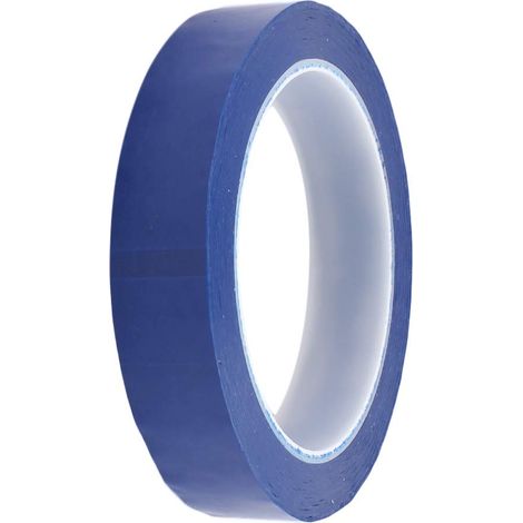 20 mm x 66 m un ruban adhésif simple pour bandeau d'avertissement bleu (1/2)