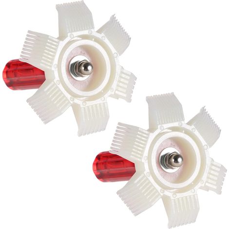Set di 2 pettini alettati per condizionatori d'aria - Strumento per la riparazione del condensatore - Accessorio per la pulizia di auto, frigoriferi, radiatori ed evaporatori (1/5)
