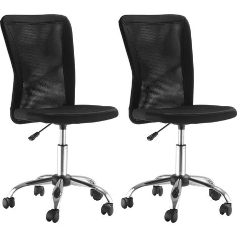 Fauteuil de bureau - Vinsetto - Polyester - 43x56x100cm - Noir (1/5)