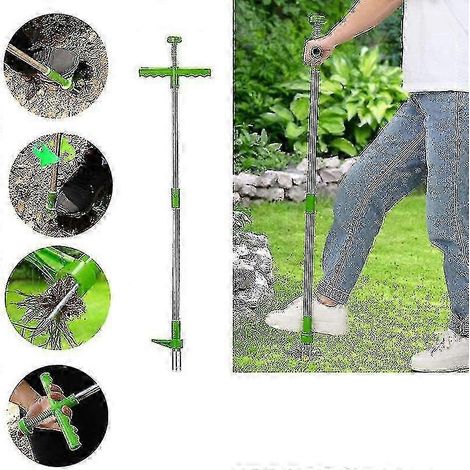 Désherbeur/extracteur de mauvaises herbes/extracteur rotatif/éliminateur de racines de pelouse de jardin (1/5)