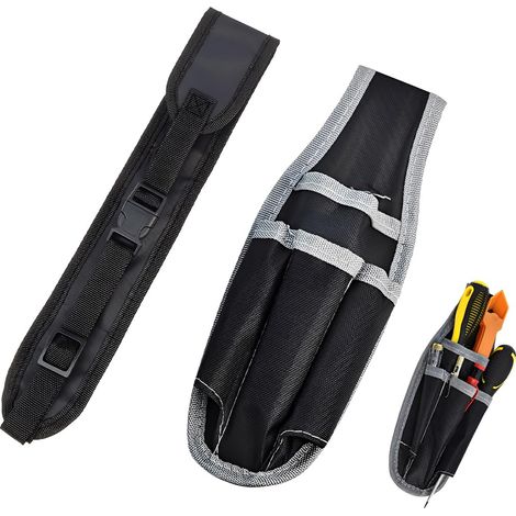 2-teiliges Werkzeugset, Gürtel, kleiner Werkzeuggürtel, Gürteltasche, Werkzeuge, Handwerker, Werkzeugtasche, Gürteltasche, Elektriker, Schreinergürteltasche (1/5)