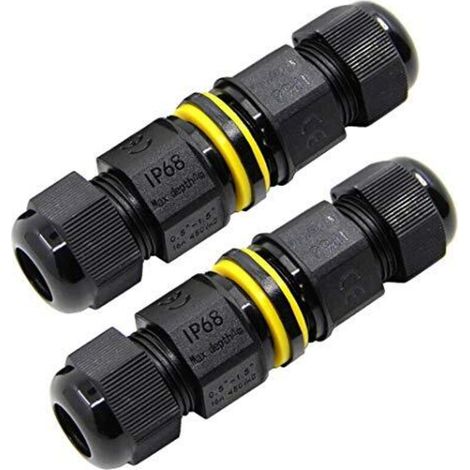 Boîtes de jonction étanches IP68 pour extérieur avec 2 prises M20 5 à 12 mm (1/5)