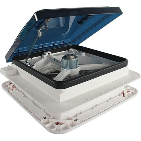 Ventilatore da tetto, Ventilatore a LED, 28 x 28 cm, ventilazione per camper, per roulotte o camper (1/5)