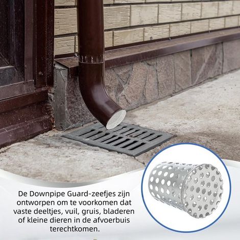 Filtro per scarico a pavimento in 2 pezzi，Inserto laterale per scarico in acciaio inox 304，50 tubi [meccanici]，Argento (1/4)