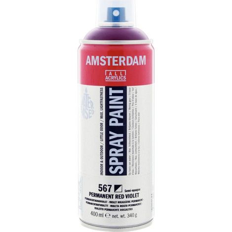 Bombe de peinture Amsterdam 400 ml violet rougeâtre permanent