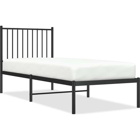 Maison Exclusive - Estructura cama sin colchón con cabecero metal (1/5)