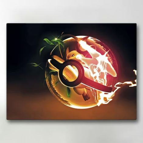 Impression sur toile / Peinture - Pokémon - 40 x 30 cm - Toile (1/5)