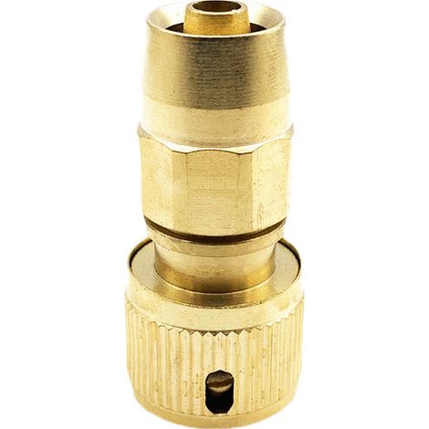 Raccord rapide en laiton pour tuyau extensible connecteur pistolet lavage voiture irrigation (1/4)