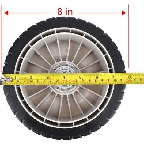 8-Zoll-Hinterrad für Honda Rasenmäher 42710-VE2-M01ZE 42710-VE2-M02ZE HRR216K6, 2 Stück (ohne Antriebsrad) (1/5)
