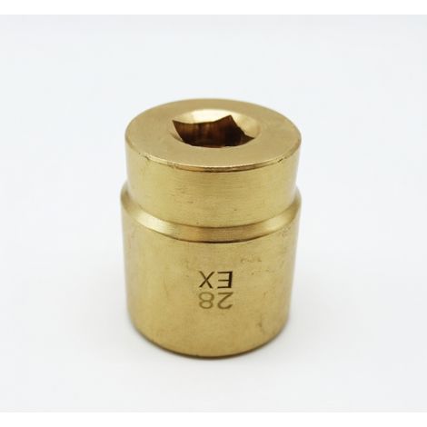 Vaso antichispas, bronce de aluminio, 28 mm, cuadradillo 1/2 pulgada (1/5)