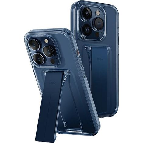 Uniq Case Heldro Mount mit Ständer iPhone 15 Pro Max 6,7 Zoll blau/ultamarin tiefblau (1/5)