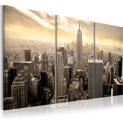 Tableau Imprimé "Good Morning NYC" 30x60cm (1/2)