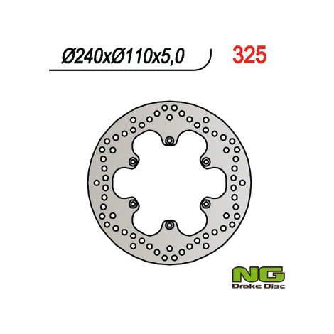 DISCO DE FRENO TRASERO NG APRILIA/ BMW F 650 94-15, APRILIA 650 (240X110X5)
