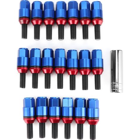 boulons de roue M12x1 5 mm en aluminium 7075 T6 compatibles (1/5)