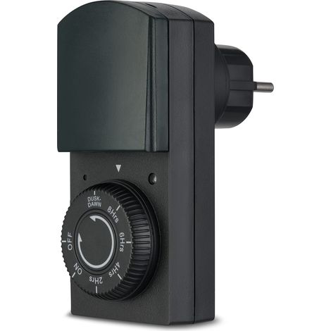Rev Presa Temporizzata IP44 Nero-Verde (1/5)