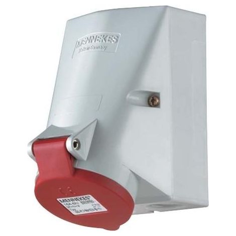 CEE-WANDSTECKD.5X32A 400V 6H, IP44, TWINCONTACT MENNEKES 422