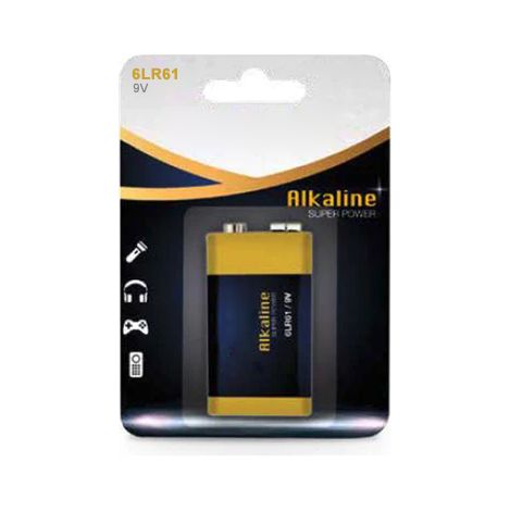 Pile alcaline GSC evolution 9V, blister 1 unité