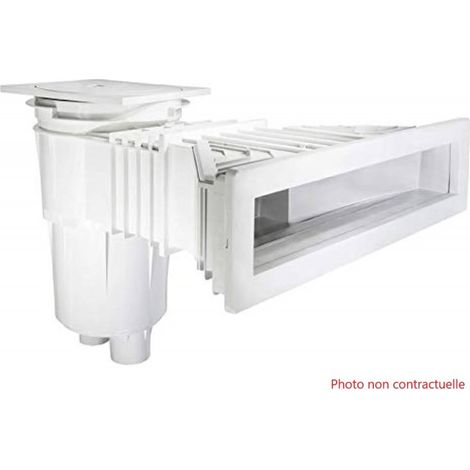 Skimmer pour Piscine Béton et Liner 17,5L Blanc- PR 234N (1/5)