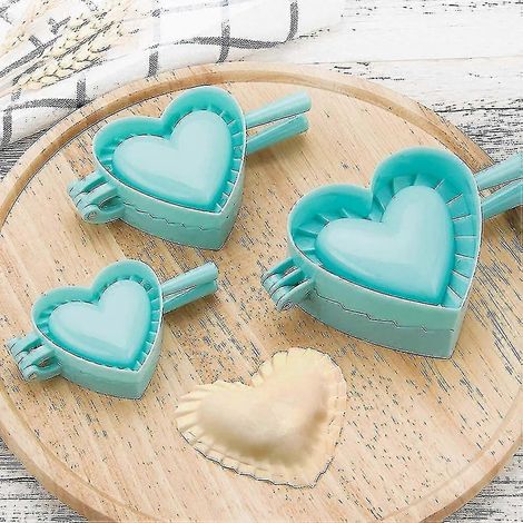 Presse à empanadas, moule à mini-gâteaux, façonneur à pâte, outil de pâtisserie (en forme de cœur) (1/4)
