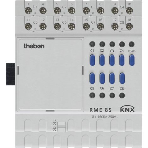 Theben KNX Erweiterungsmodul zur Steuerung von 8 LED-Geräten