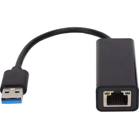 Adaptateur Ethernet USB 3.0 vers RJ45 Ethernet 1000 Mbps, commutateur de transmission stable, adaptateur LAN pour Windows XP, Vista et OS X