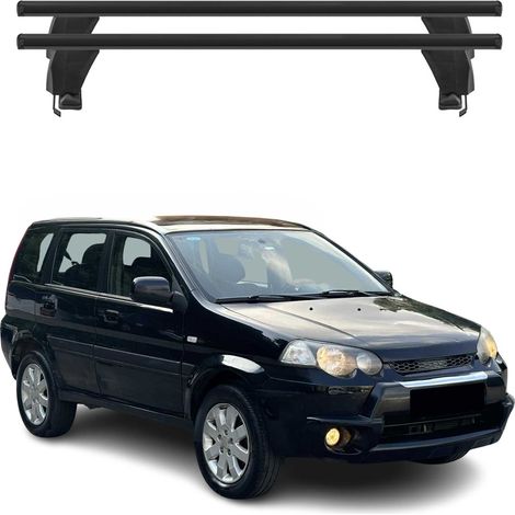 OMAC Dachträger Querträger Alu für Honda HR-V I 1999-2006 3Tür – Abschließbar – T-Nut – City-Crash-getestet – Max. 50 kg Schwarz (1/5)