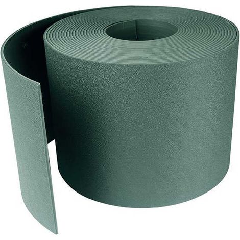 Bordure flexible en PE 100% recyclé, 10 m x 7,5 cm - Vert - Nortene