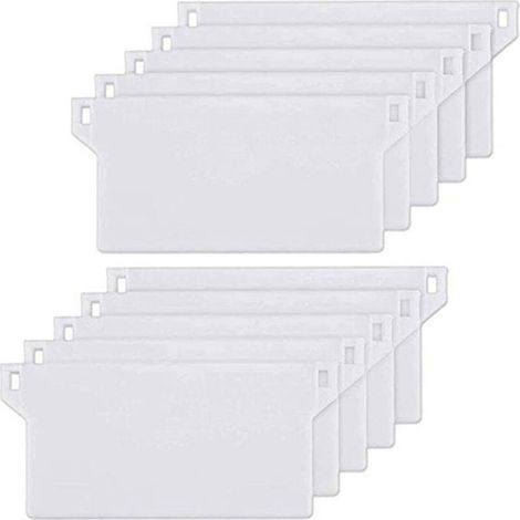 Lot de 10 plaques de lestage pour stores verticaux poids de 127 mm pices de rechange blanches PZCC (1/4)