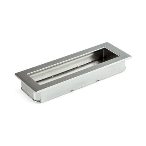 Tirador Siena Níquel Satinado con intereje 96mm  -
