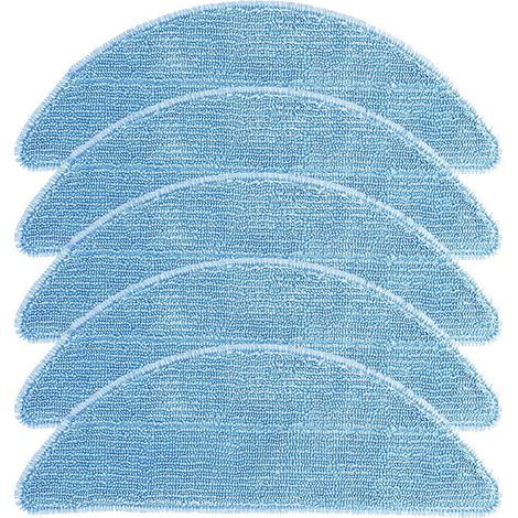 Lot de 5 lingettes de nettoyage lavables pour aspirateur robot Ecovacs DEEBOT U2 et U2 Pro (1/5)