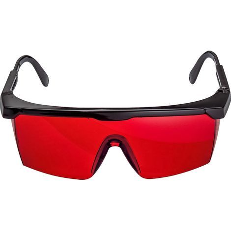 Wrap-around laser safety glasses, 190 nm-540 nm wavelength, OD +5, protective eyewear – Red (1/5)