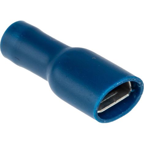 Cosse faston RS PRO, Isolé, Bleu