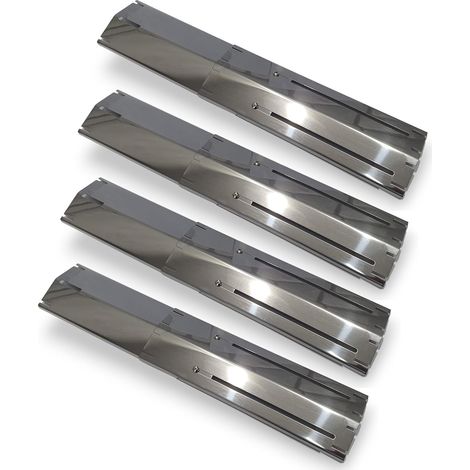 Diffuseur de Chaleur pour Barbecue à Gaz - Pièce de Rechange UNIVERSEL Réglable INOX - Grille Anti-Étincelles - Couvre-Brûleur - Tente de Protection - Plaque pour Couvrir les Brûleurs (1/5)
