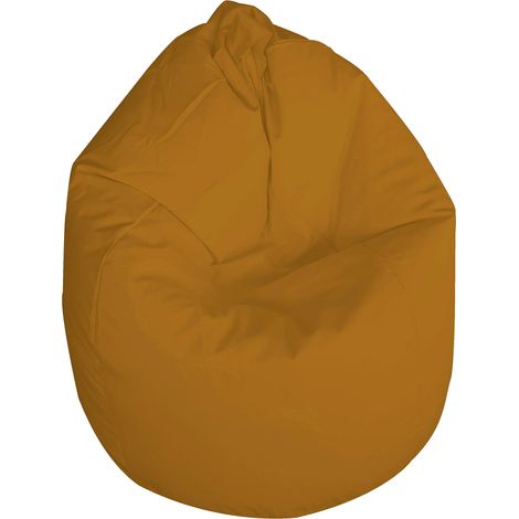 Poltrona Sacco Pouf in poliestere 70x110 cm Ariel Arancione