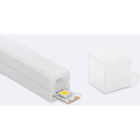 Tube Silicone LED Flex Encastré pour Ruban jusqu'à 8 mm BL1616 2m (1/4)