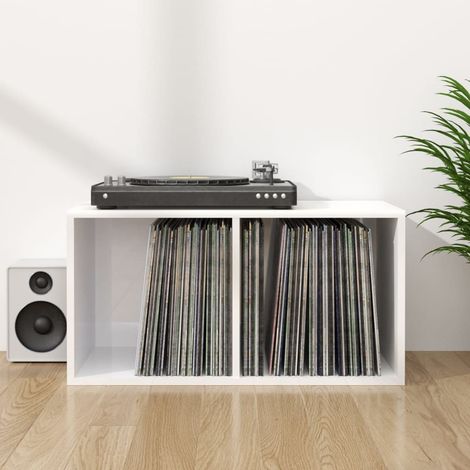 Caja para discos vinilo madera contrachapada 71x34x36cm