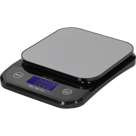 WHB28 Multifunktions-Elektronikwaage 10 kg/1 g, LCD-Bildschirm, Edelstahl (1/5)