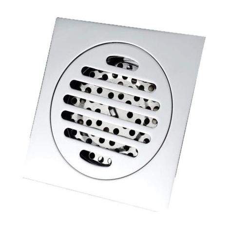 Quadratischer Bodenablauf, geruchsdicht, insektendicht, wasserdicht mit hohem Wasserdurchfluss, 10,5 x 10,5 cm
