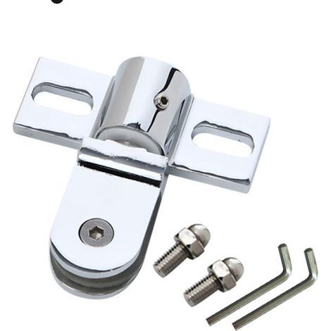 CCYKXA Glass Shower Door Pivot Hinge, Silver, 7.86cm