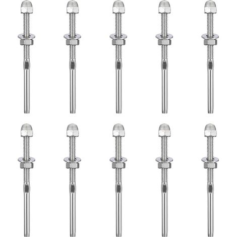 Stainless Steel Crimped Cable Tensioner, Pack of 10 (1/5)