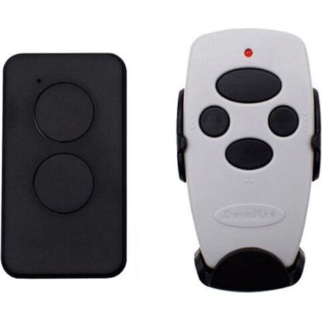 UlisemTélécommande d'ouvre-Porte de Garage - Télécommande sans Fil Longue portée Télécommande Universelle Stable avec Conception de Boutons Multifonctions pour Porte de Garage, Portail, sécurité 2PCS