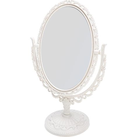 Miroir de table vintage pour coiffeuse . cosmétique haute résolution à surface claire et sans distor