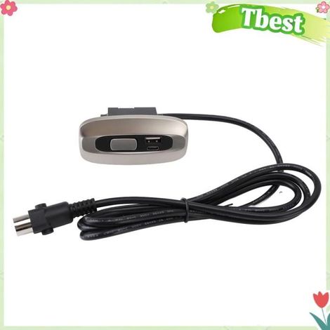 Interrupteur inclinable électrique, télécommande manuelle à 5 broches pour fauteuil élévateur avec port USB et port de type C, pour (1/4)