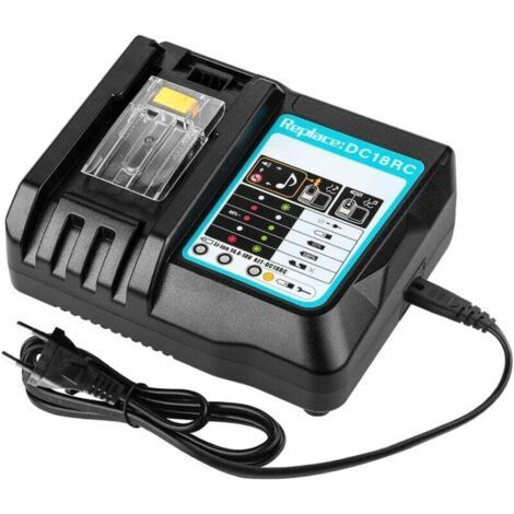 DC18RC 18V 2A Charger for Makita 14.4V18V Battery BL1850 BL1860 BL1840 BL1430 BL1415 DC18RD DC18SF（Battery Not Included） (1/4)